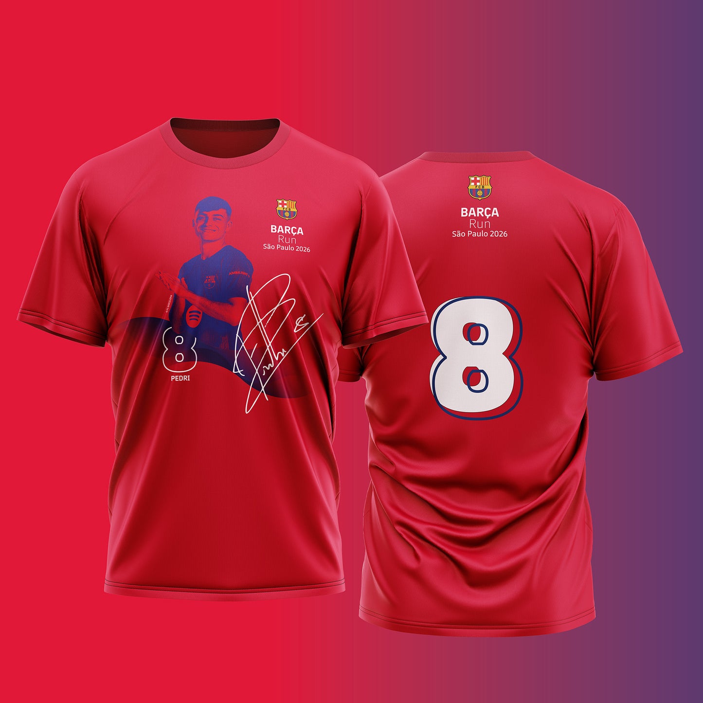 BARÇA RUN 2025 CAMISETA PEDRI